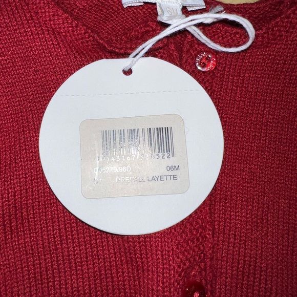 Chloé Red Button Down Cardigan - Picture 6 of 10